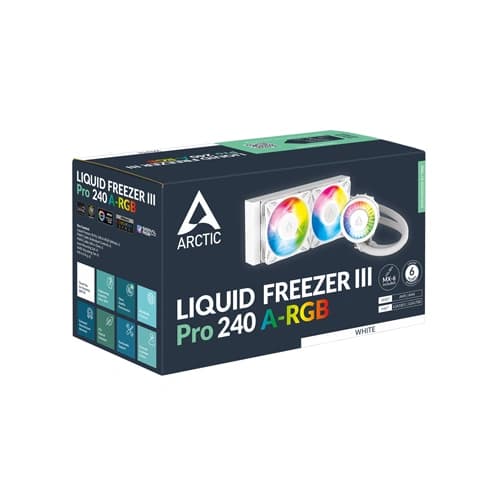 Arctic Liquid Freezer III Pro 240mm ARGB White CPU Liquid Cooler